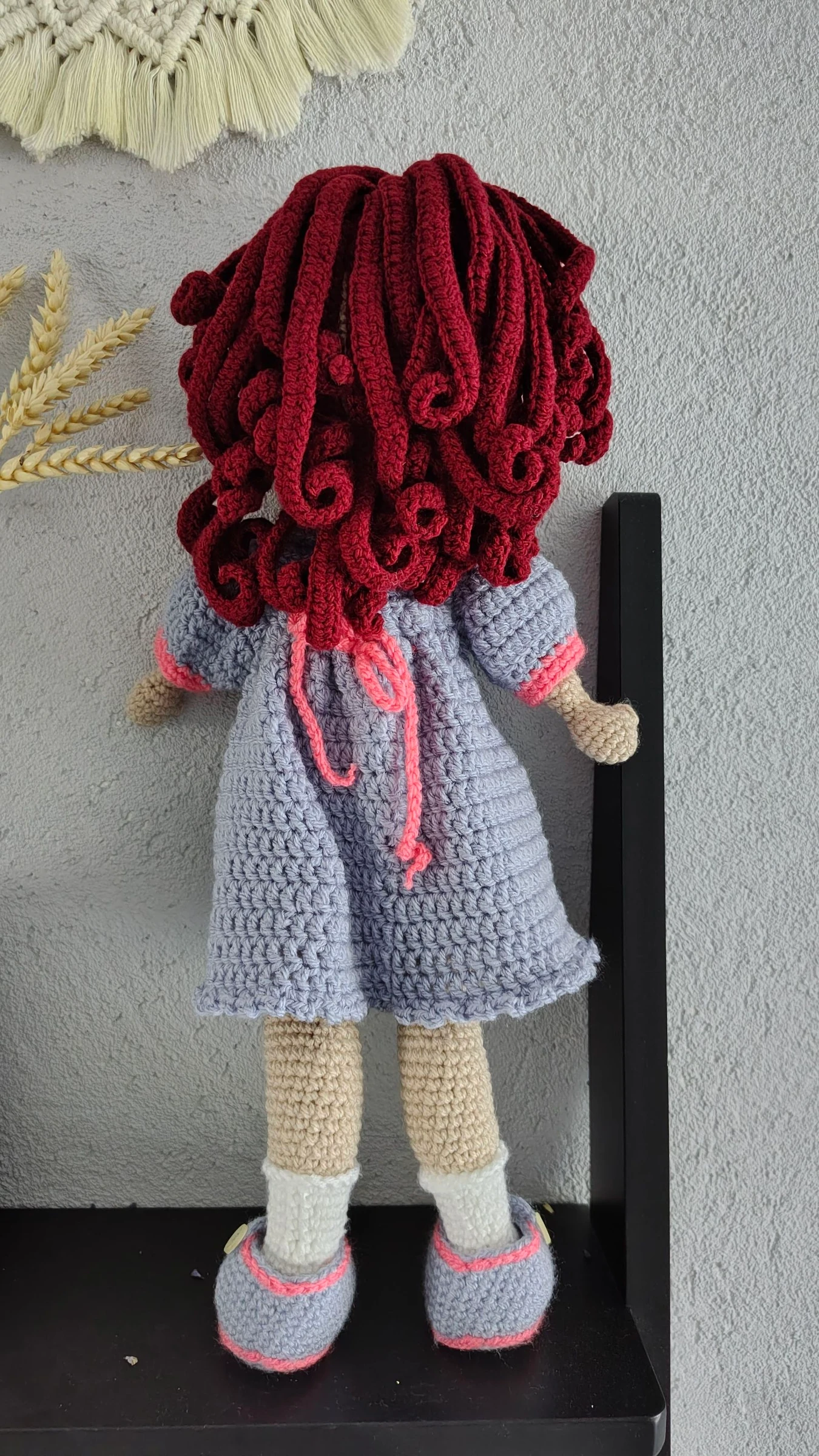 Boneca artesanal de crochê "Isabella" - Decoração de presente – photo 5